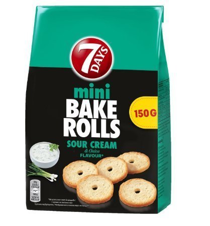 Bake Rolls Mini sour cream 150g